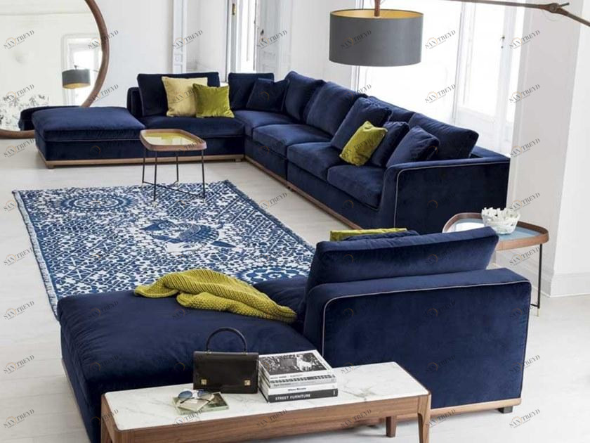 Porada Модульный угловой диван из ткани Iron sun-id-1447105