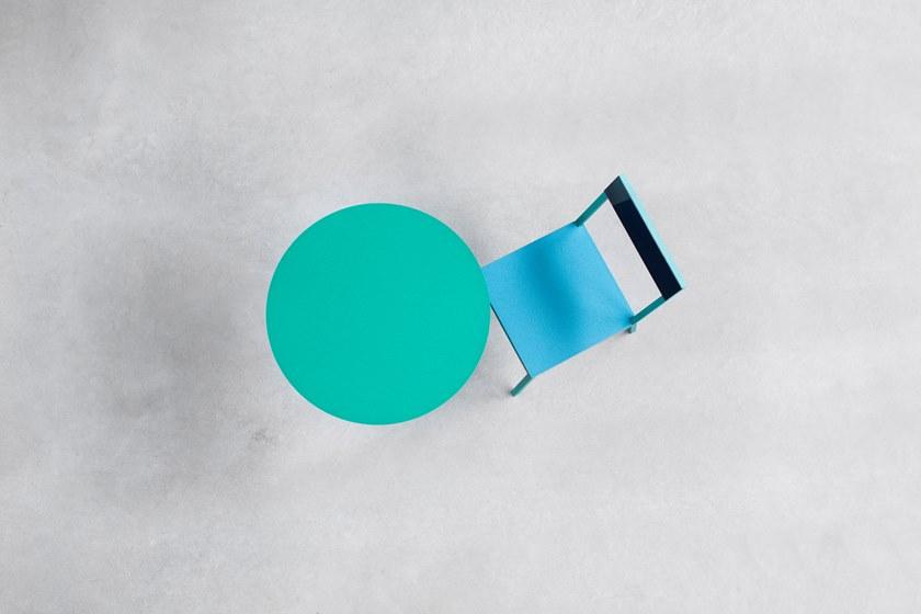 valerie_objects Круглый стол из лакированного алюминия  V9016034c/b  - Вид №4