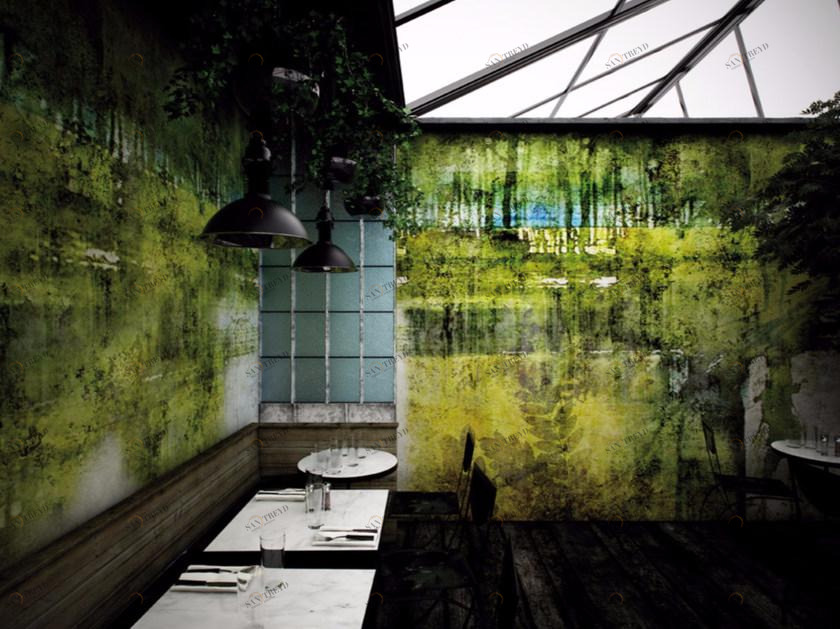 GLAMORA Моющиеся виниловые обои с пейзажами Element sun-id-1457848