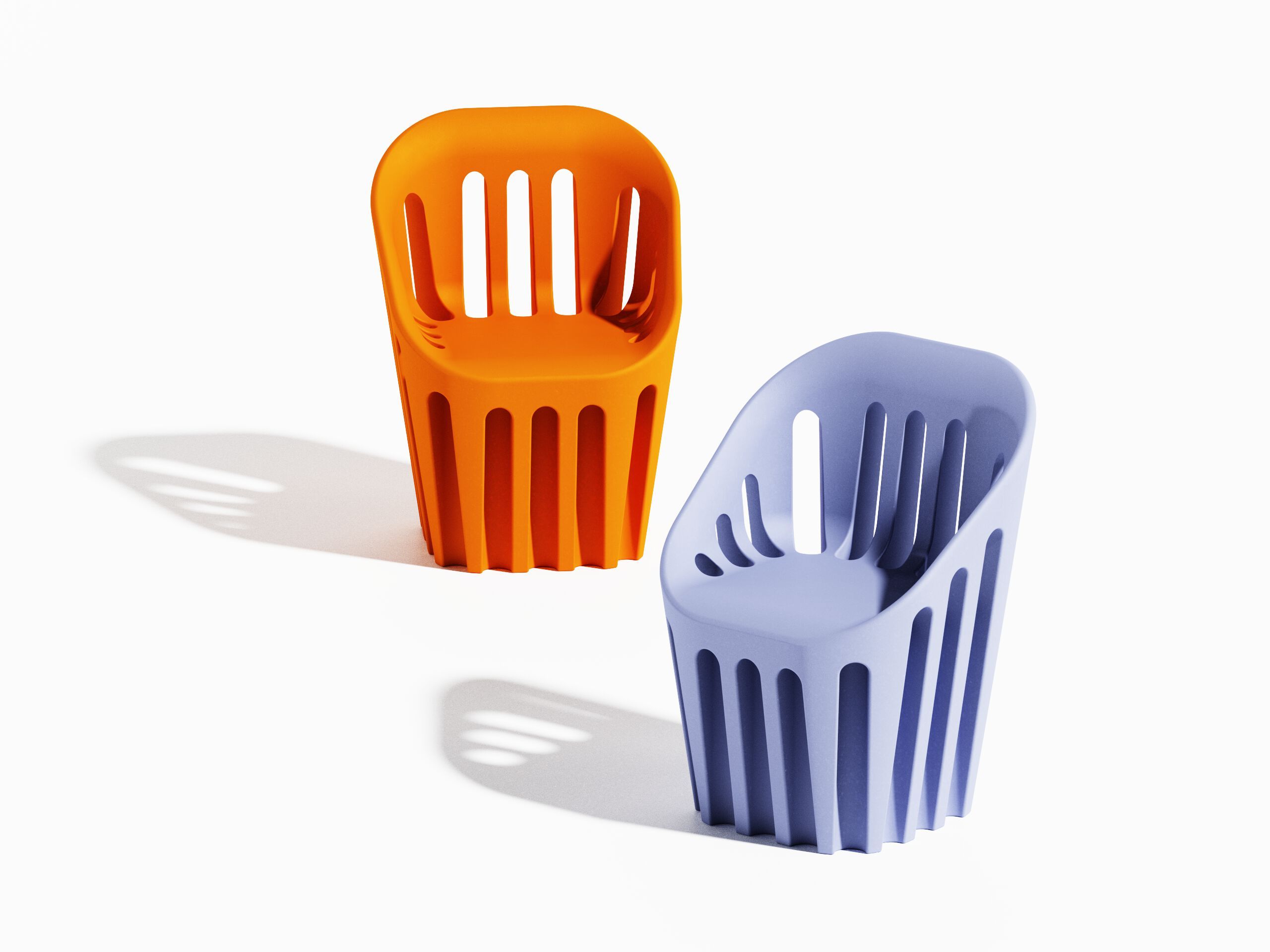 Полиэтиленовый садовый стул SLIDE COLISEUM ARCH-00002282 - Вид №3