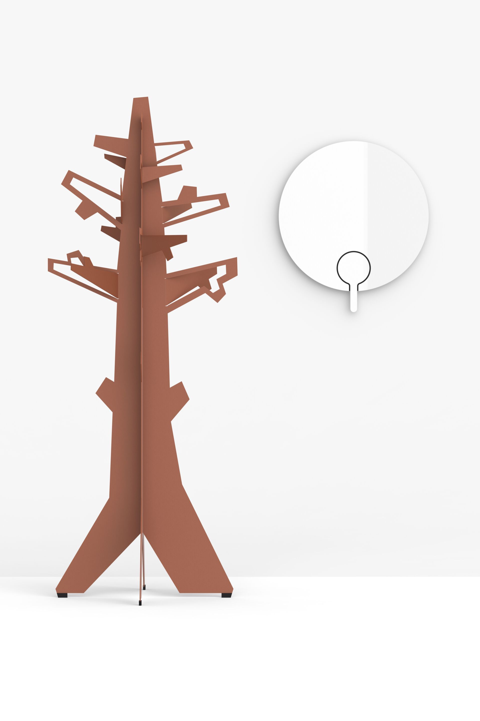 Настенное стеклянное зеркало FUNCTIONALS MIRROR MIRROR ARCH-00102815 - Вид №10