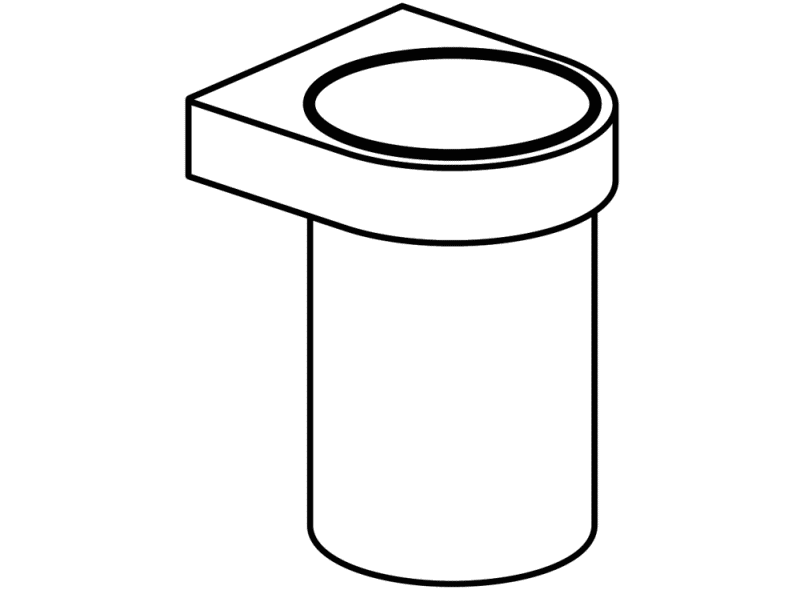800.04.11041 Кружка с держателем HEWI System 800 - Вид №2