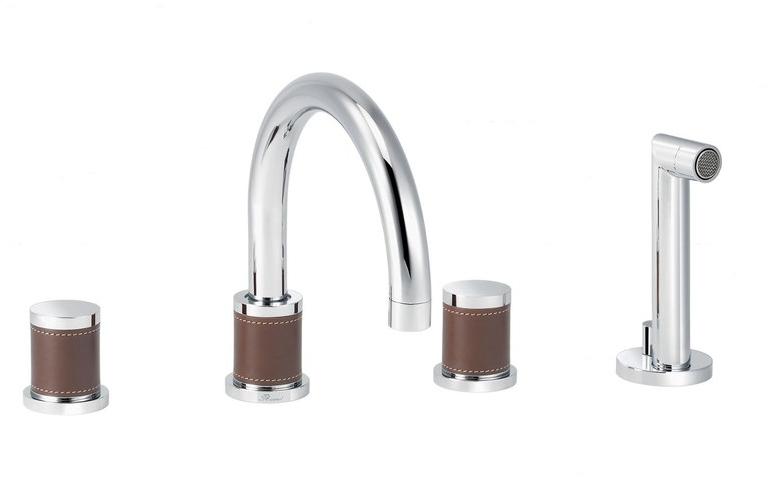 rvb Комплект для ванны с ручным душем на 4 отверстия Flamant docks 4080.--.70 - Вид №1