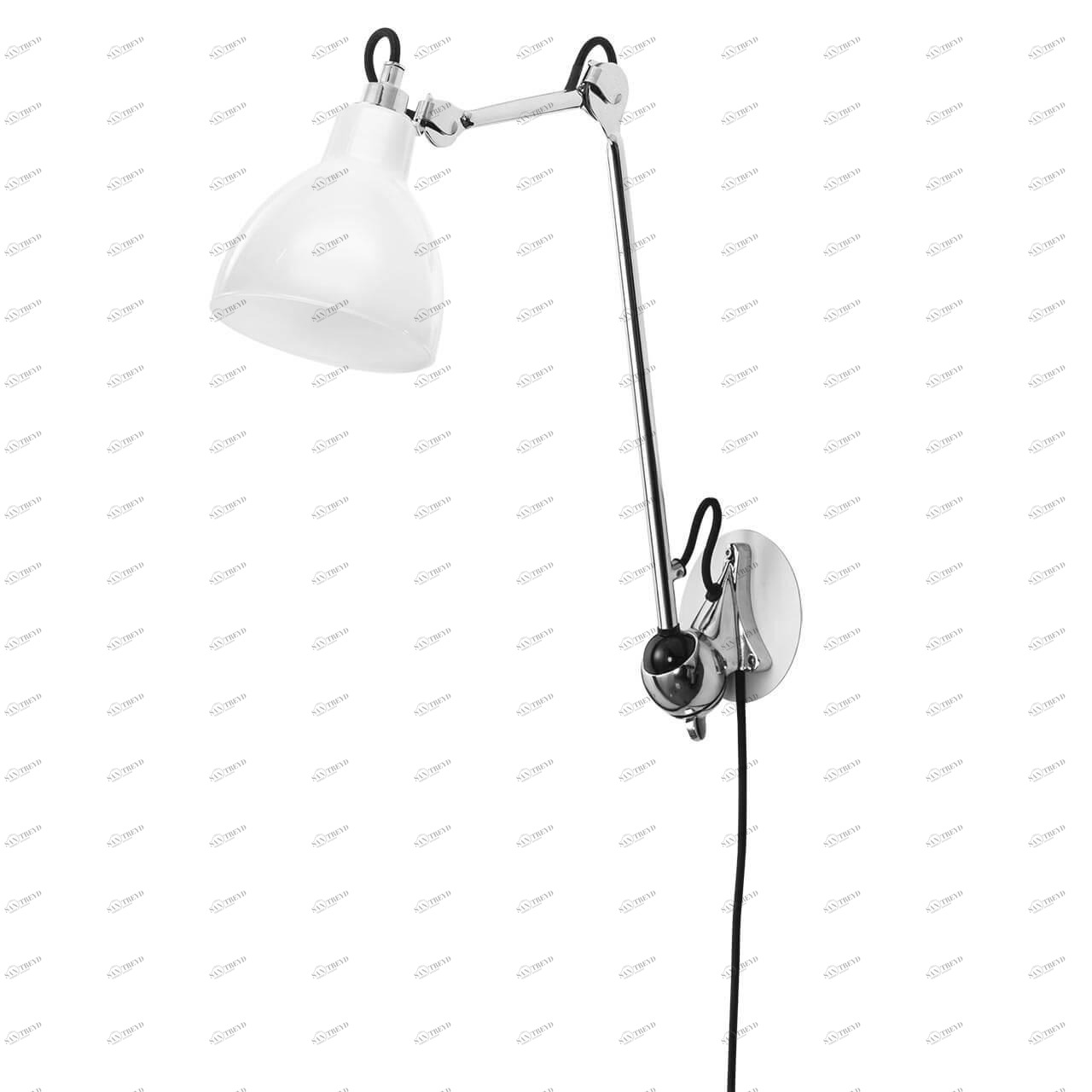 Спот настенный на штанге с белым плафоном хром Loft 865614 LIGHTSTAR LOFT 00-3891653 Белый;хром