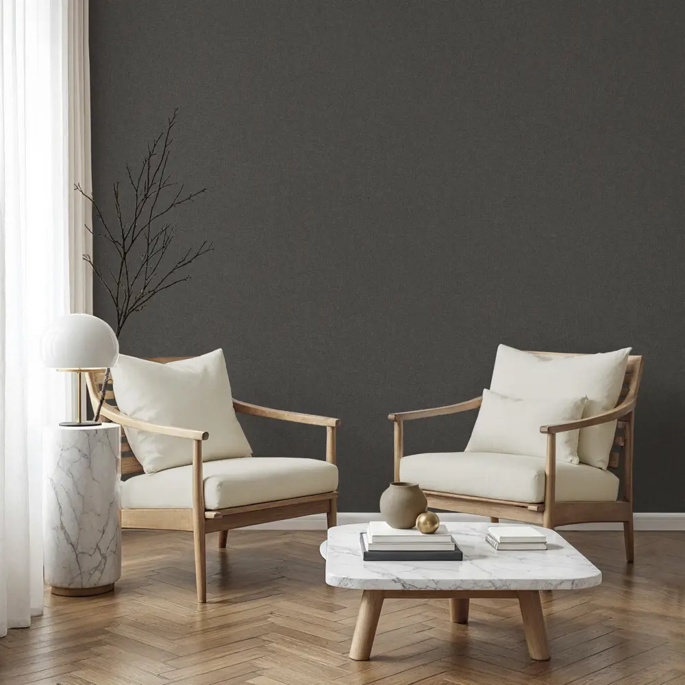 Флизелиновые обои Wallsecret Siam черные рельефные 1.06 м 89432850 STLM-1568358 - Вид №4