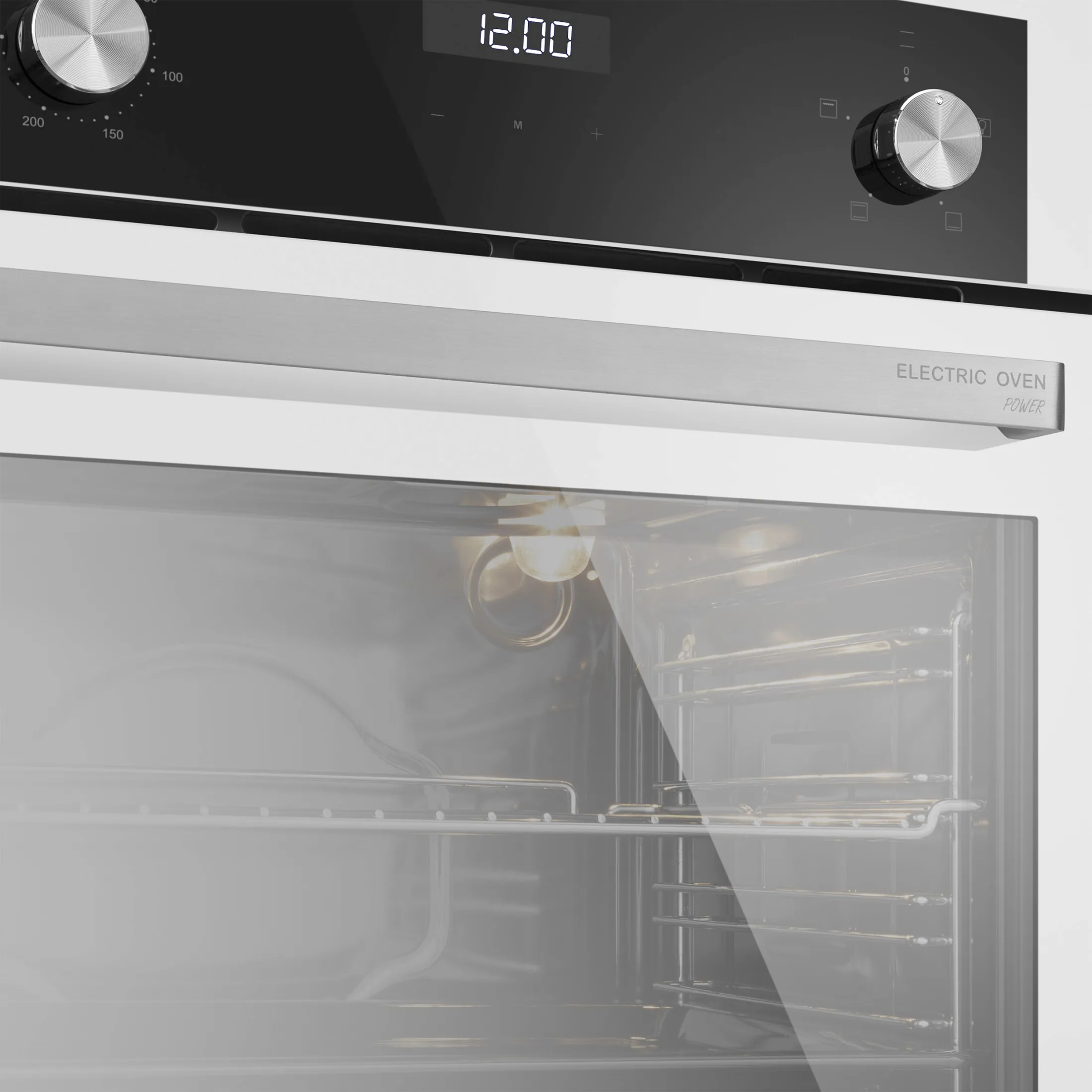 9168829 Электрический духовой шкаф Meferi MEO604WH POWER белый STDN-0040492 - Вид №9