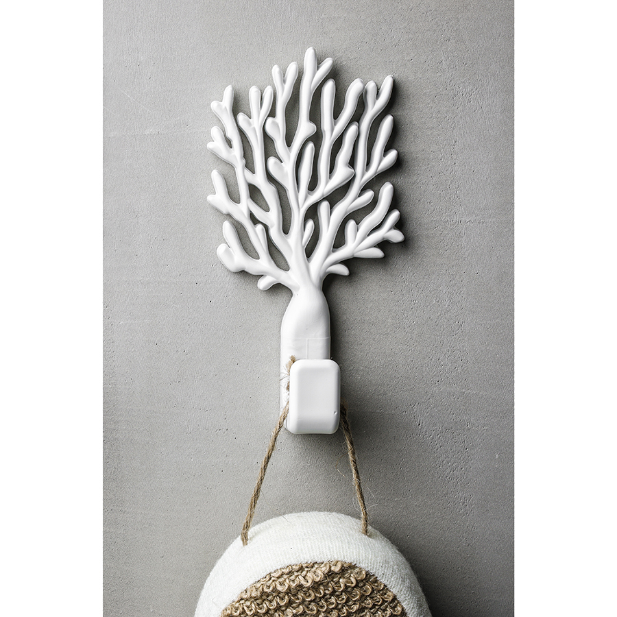 QL10334-WH Крючок coral белый Qualy  - Вид №3