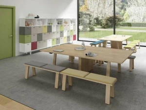 Bralco Прямоугольный стол из меламина Take off evolution