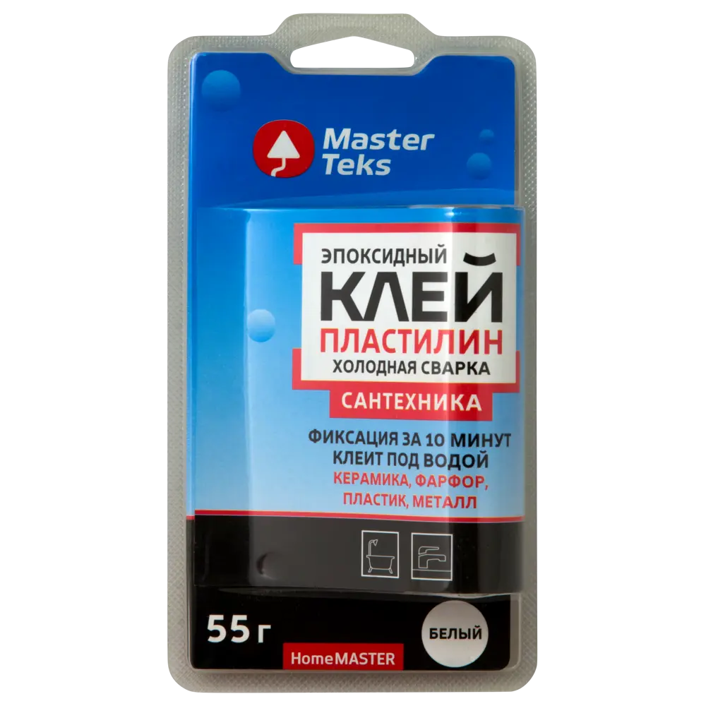 Холодная сварка MasterTeks для сантехники белый 55 г STLM-2208739