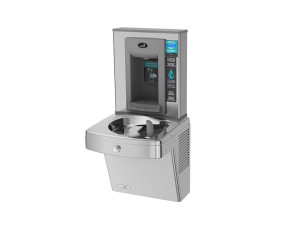 Бесконтактный диспенсер для воды с питьевым фонтаном