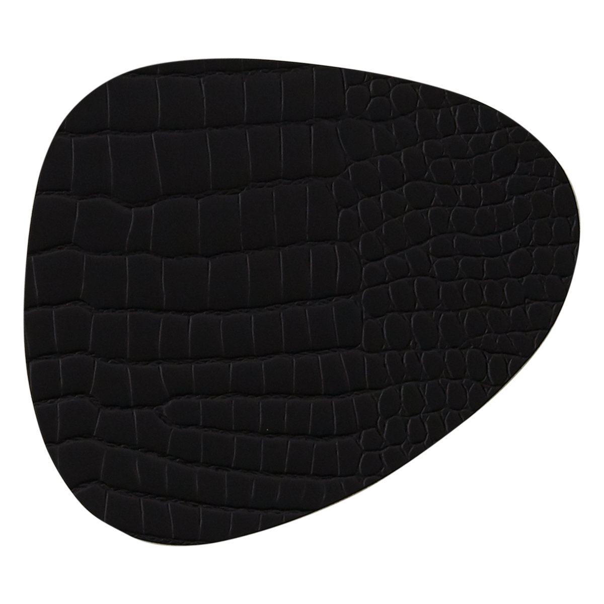 9884 CROCO black подстаканник фигурный 11x13 см, толщина 2мм;LIND DNA - Вид №1