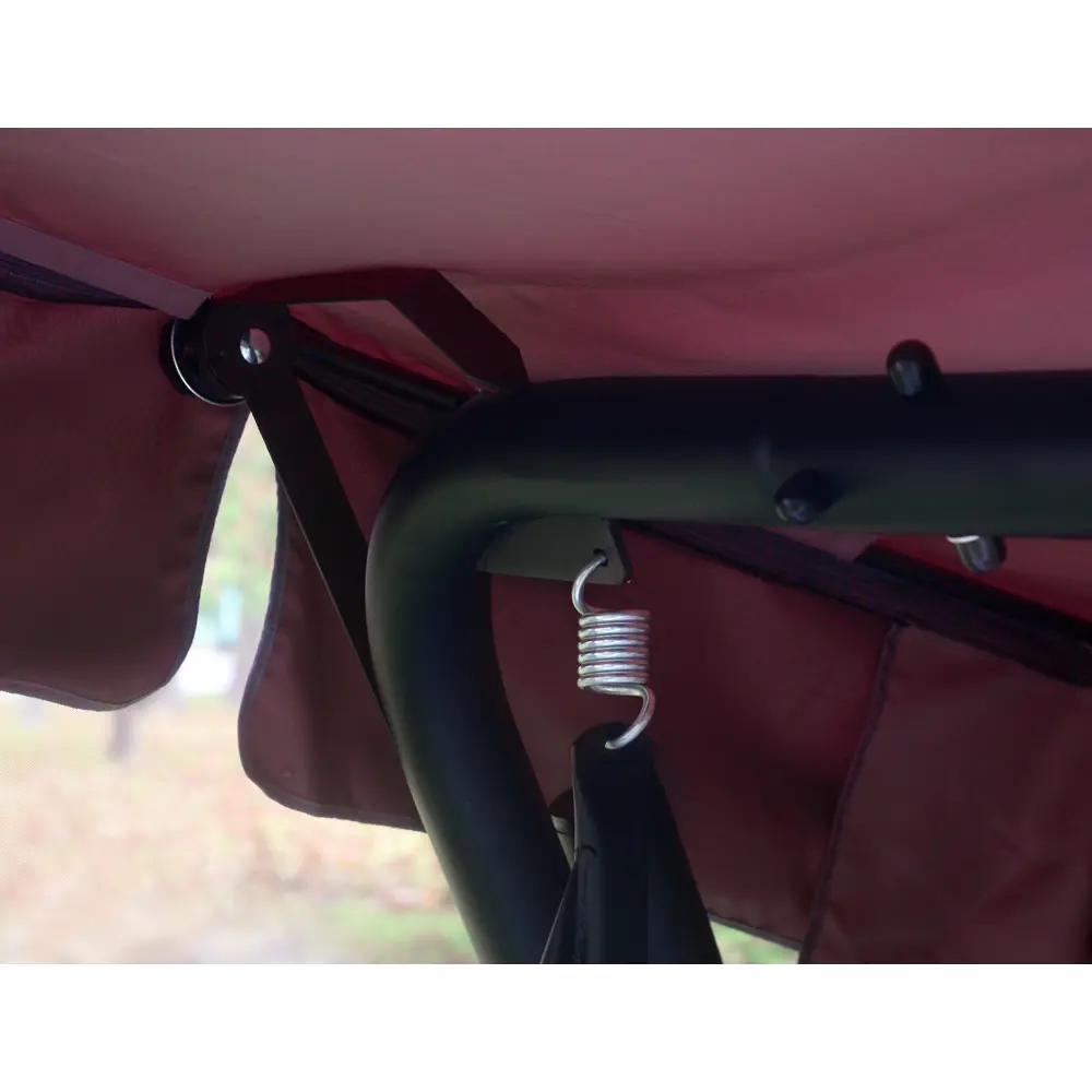 Качели садовые BEGINIA Moneron 4-х местные до 480 кг металл серый STLM-2173910 - Вид №8