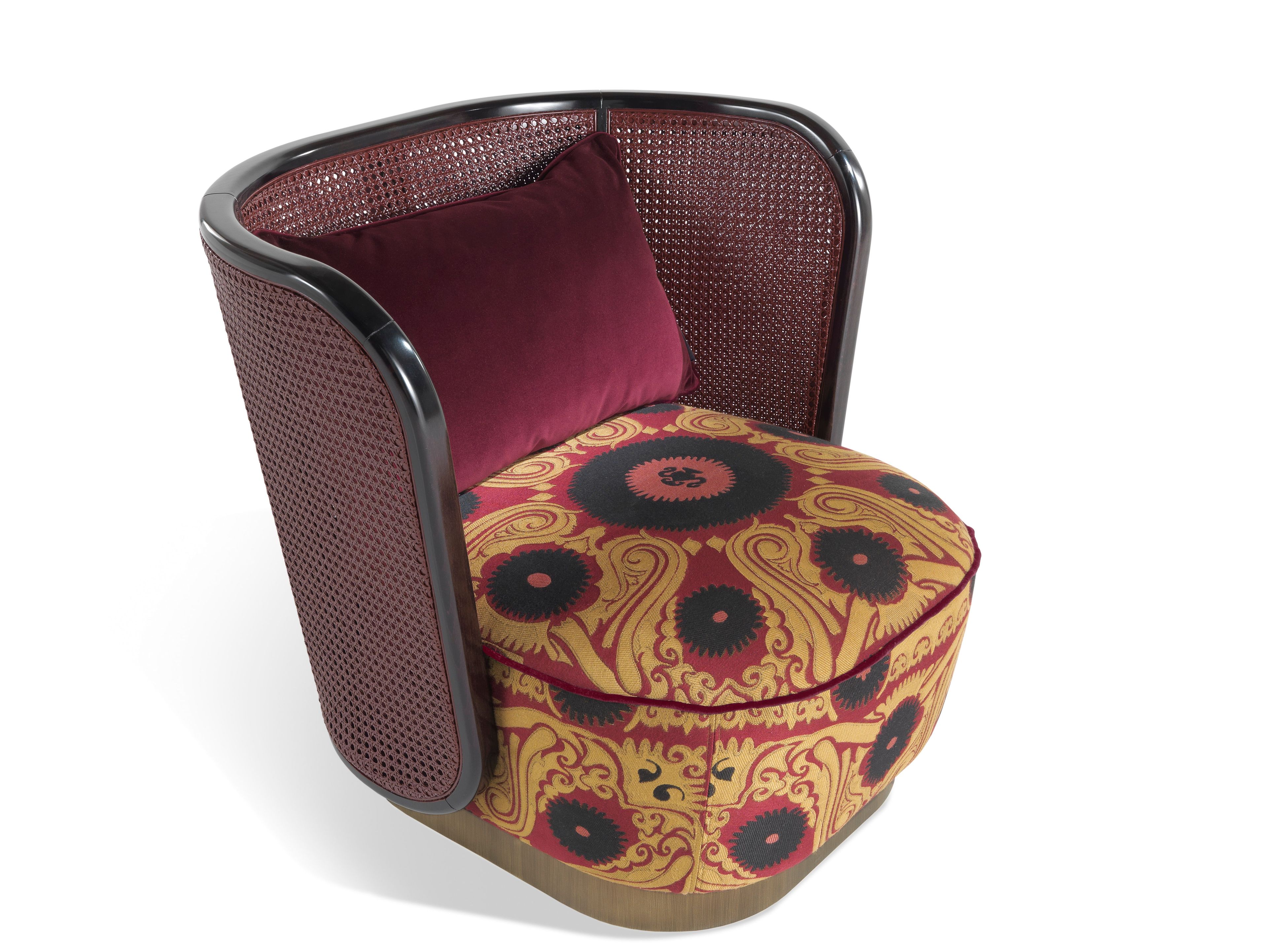 Тканевое кресло с подлокотниками ETRO Home Interiors Caral ARCH-00088522 - Вид №1