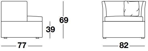 Frigerio Salotti Кресло с мягкой обивкой Bessie sun-id-1501134 - Вид №2