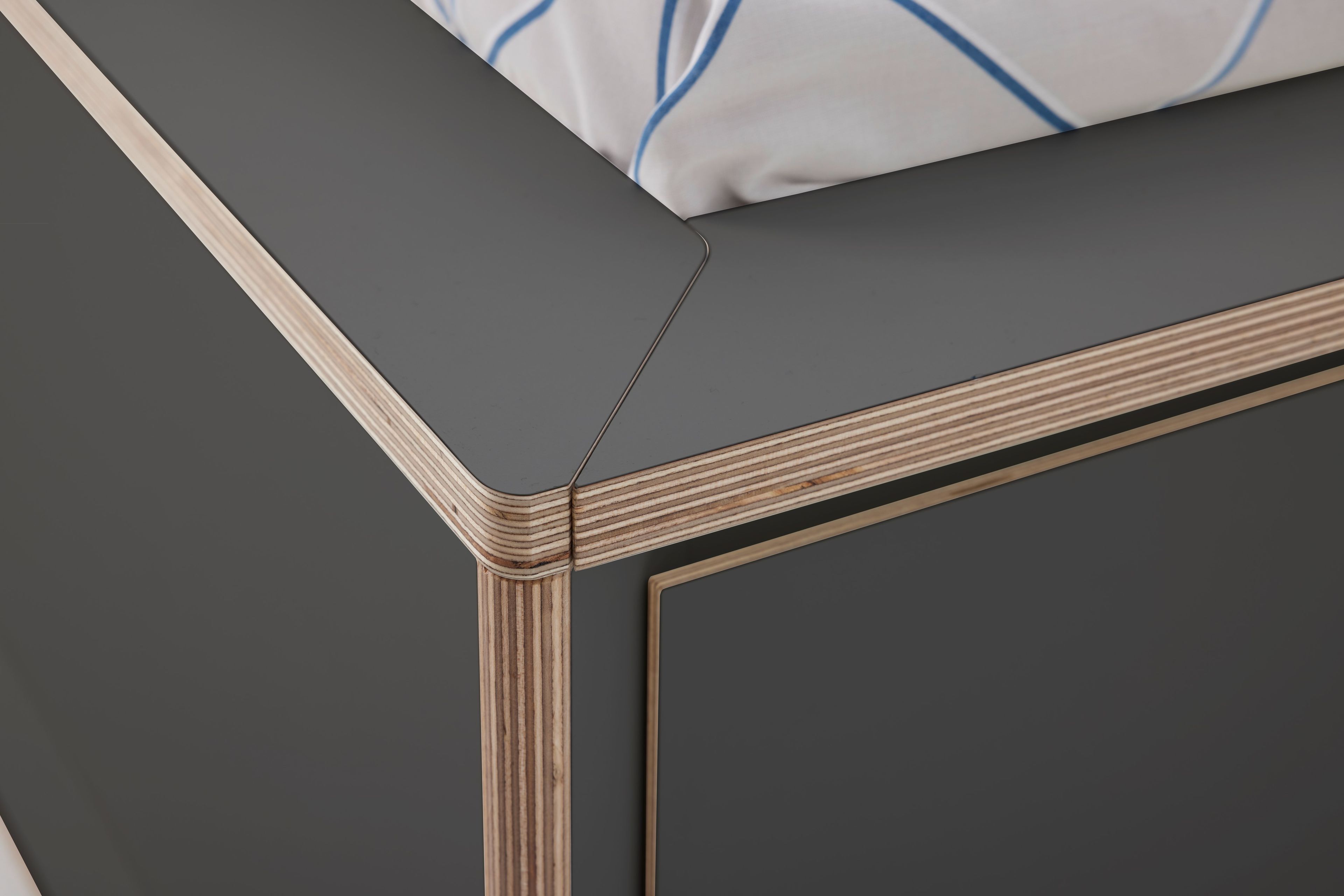 Односпальная кровать для хранения в фанере Müller Small Living SPAZE ARCH-00083318 - Вид №42