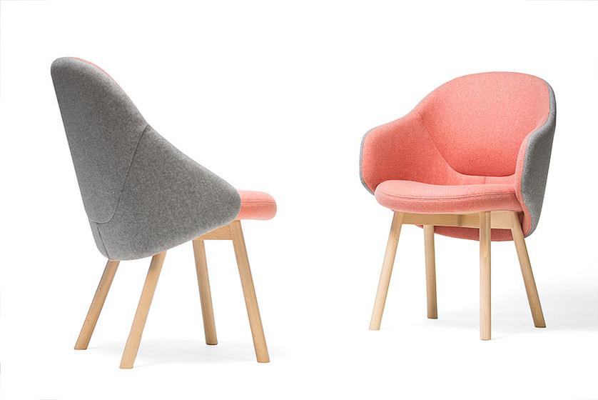 TON Кресло из ткани с подлокотниками Albu 323 415 - Вид №4