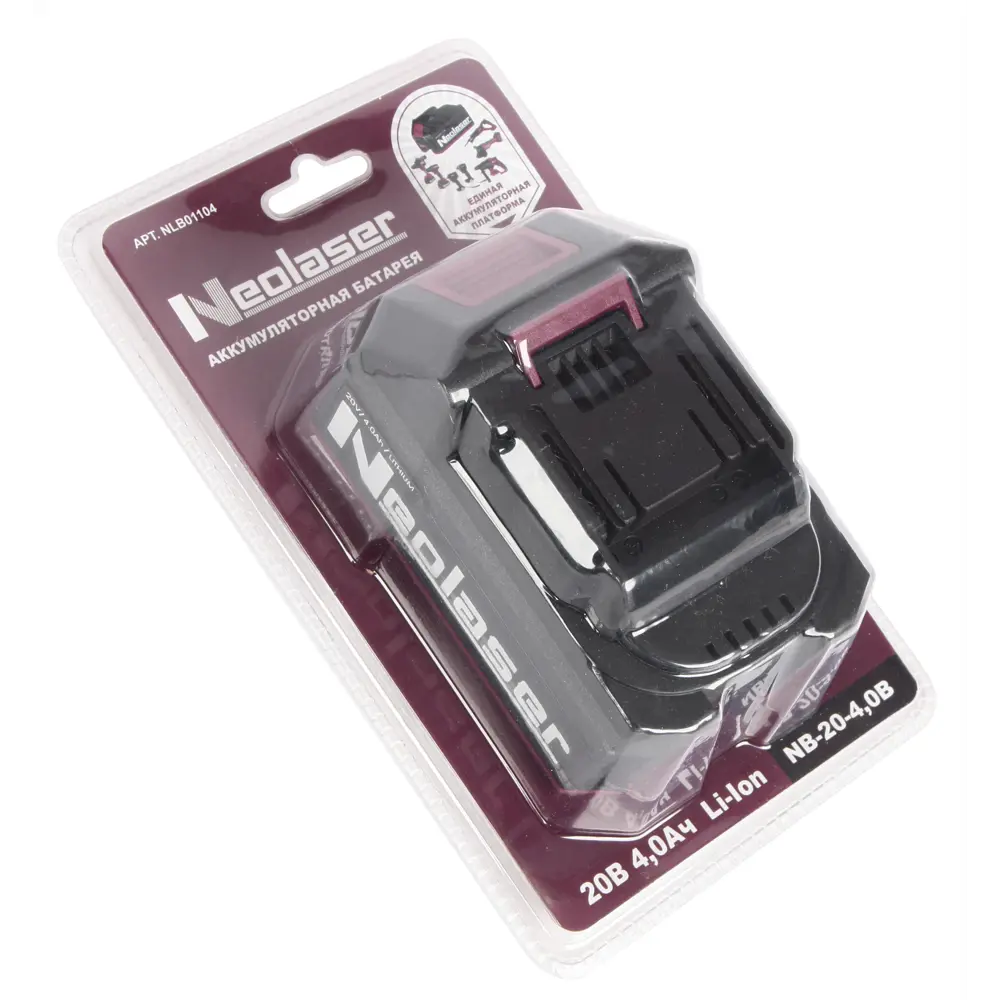 Аккумулятор Neolaser NB-20-4 для инструментов 18V 89393069 STLM-1411062 - Вид №8