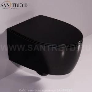 LFT18NERO Подвесной унитаз настенный Черный Simas LFT Spazio Италия