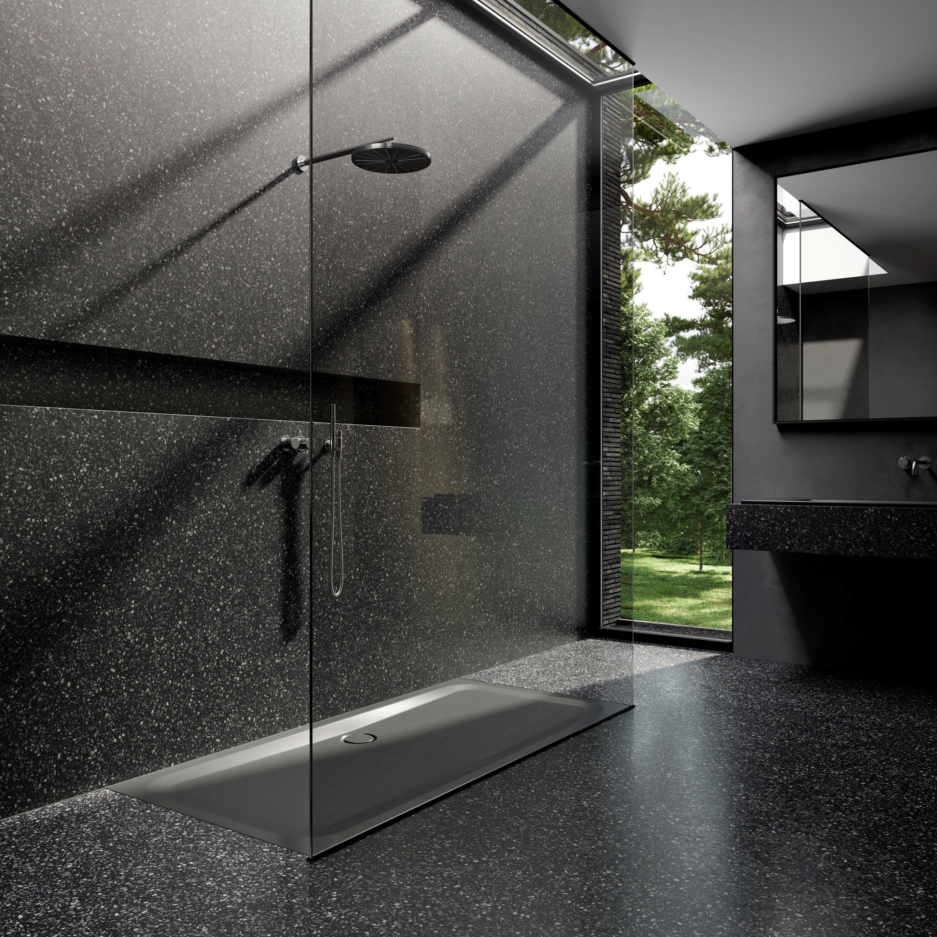 Эмалированная стальная прямоугольная напольная проволока для душа Bette BETTEULTRA ARCH-00080851 - Вид №1