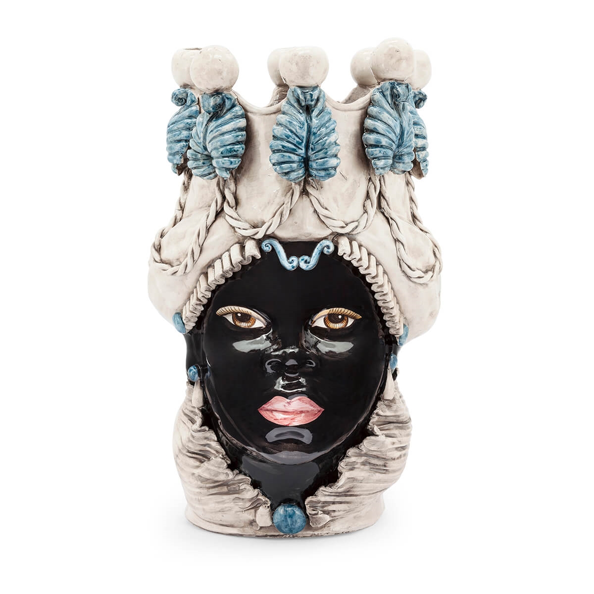 200837-01 ABHIKA ВАЗА MORO LADY С ПОДСВЕЧНИКОМ GOLD  - Вид №2