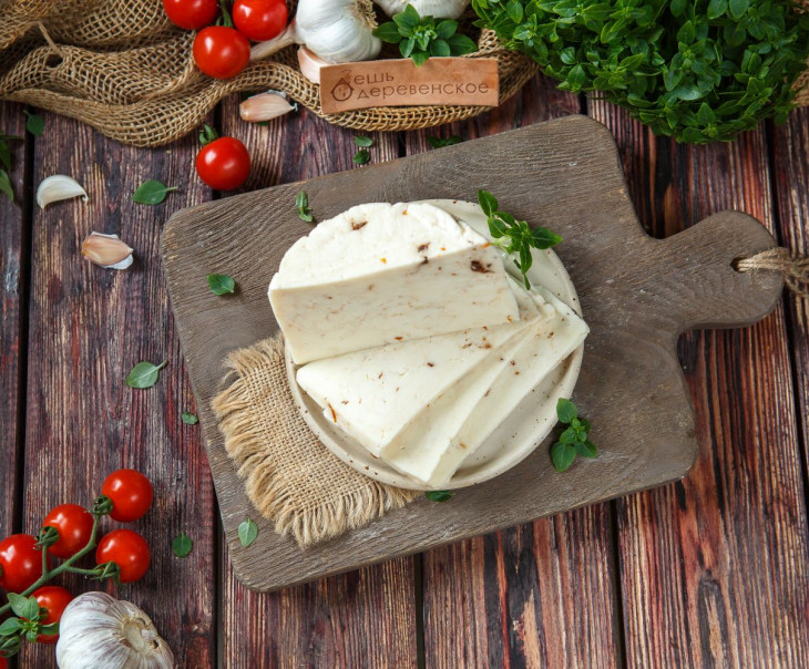 1199 "Качотта" с томатами и чесноком Вкусляндия 