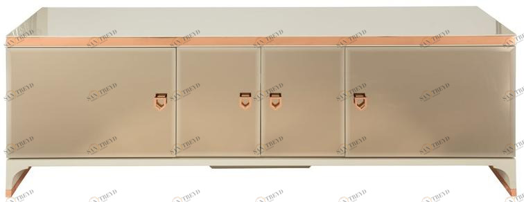 Stylish Club Тумба под ТВ из лакированной древесины с распашными дверцами Cocktail Scf.c02