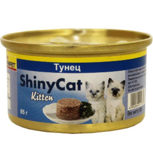 ПР0030881*24 Корм для котят GimPet Shiny Cat, Цыпленок конс.70г (упаковка - 24 шт) GIMBORN 