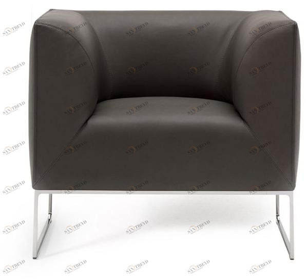 COR Мягкое кожаное кресло Mell sun-id-1454923