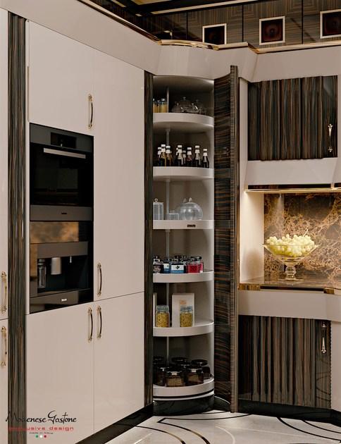 Modenese Gastone Кухня на заказ в эбеновом дереве Cucine sun-id-1394971 - Вид №6