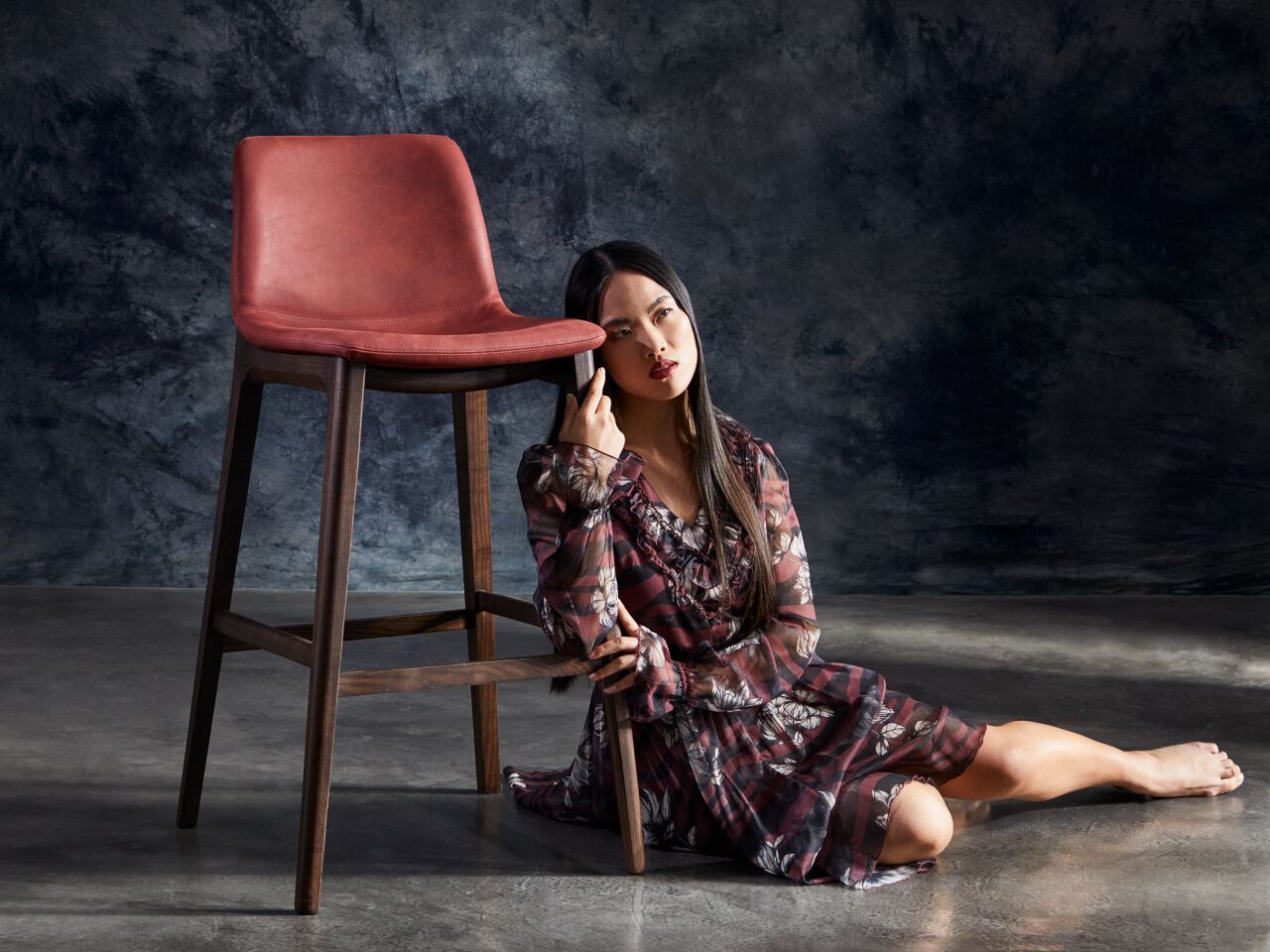 Высокий кожаный стул Julia Italia Isabel ARCH-00019772 - Вид №4