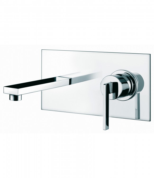 46539/22 Встраиваемый смеситель для раковины с тарелкой и 220 мм. носик. Bongio Myamix