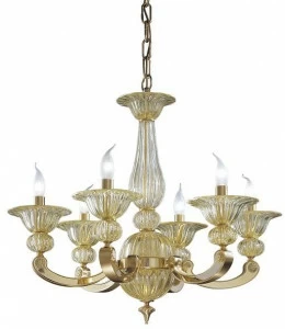 Possoni Illuminazione Люстра из чистого золота с хрусталем Amy 267/6