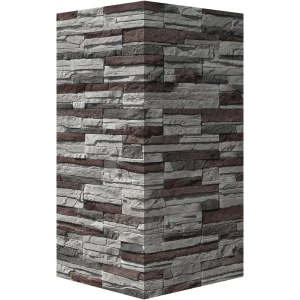 Камень искусственный Хайлэнд серо-коричневый 1.04 м. п.