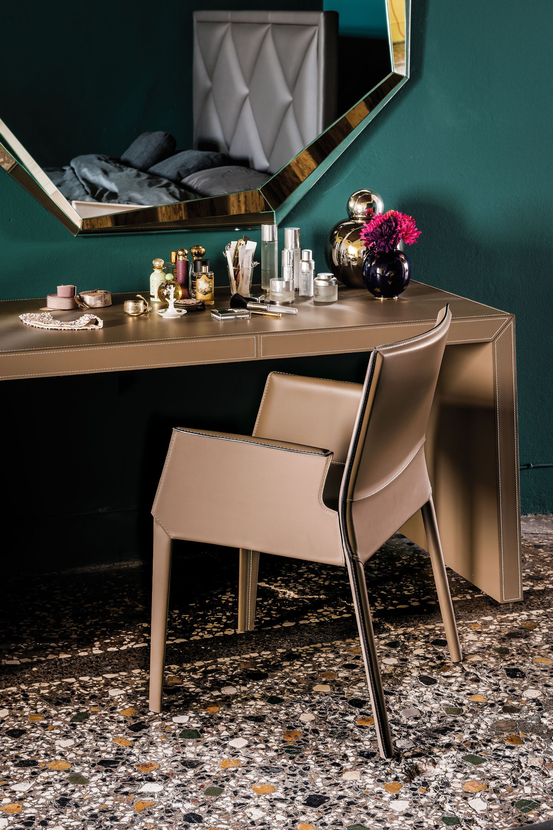 Кожаный стул с подлокотниками Cattelan italia MARGOT ARCH-00059291 - Вид №2