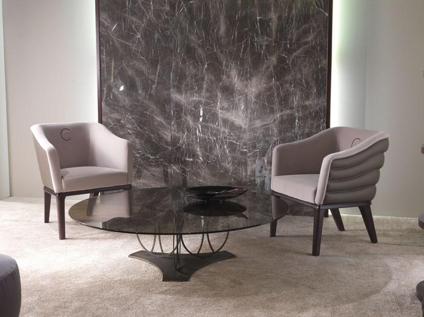 Carpanelli Кресло из ткани с подлокотниками Club Po66/7/8 - Вид №3