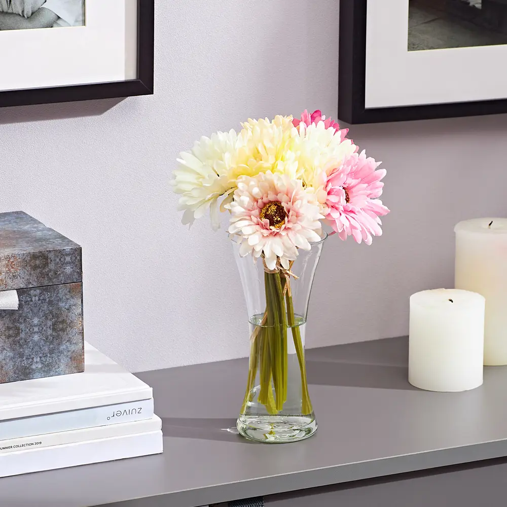 Santreyd Ваза «Весна 2» — прозрачная стеклянная для цветочных композиций 82223422 STLM-0022302