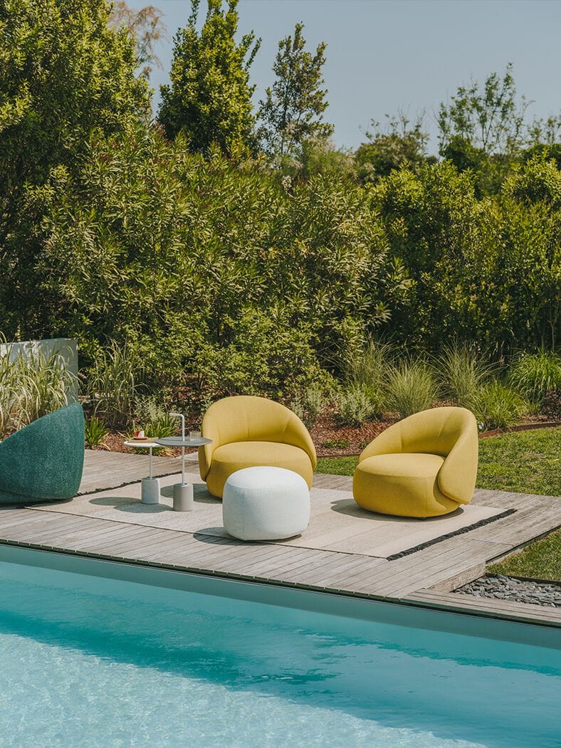 Тканевое мягкое садовое кресло Lapalma KIPU OUTDOOR ARCH-00035625 - Вид №1