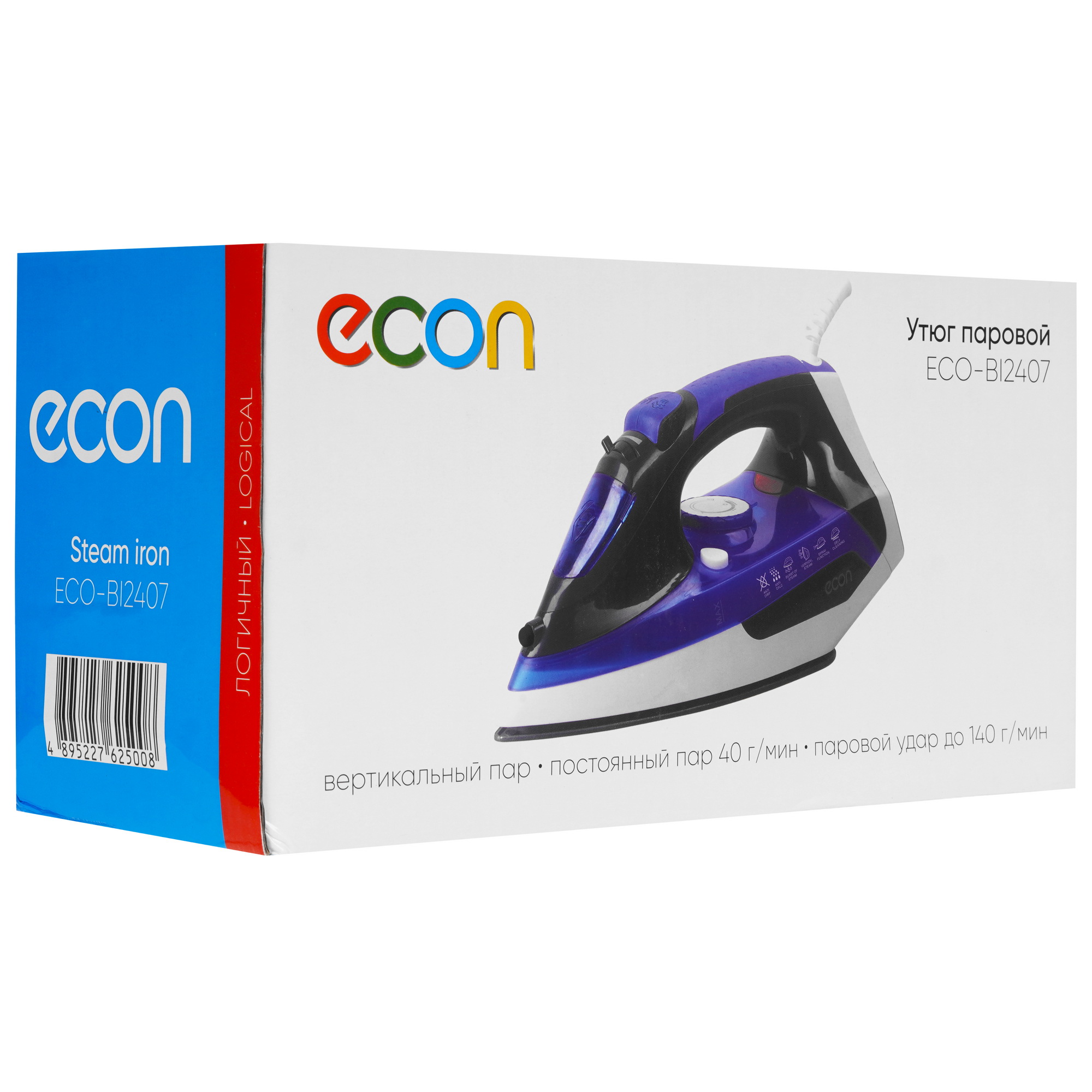 9058846 Утюг Econ ECO-BI2407 синий STDN-0000499 - Вид №9