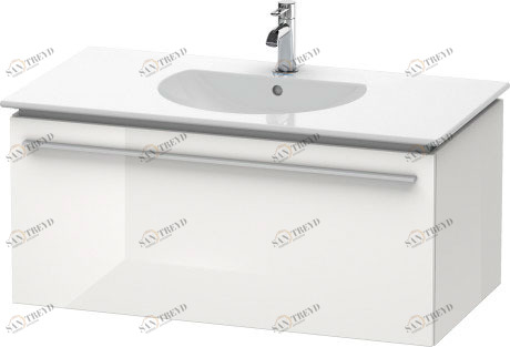 XL606302222 X-Large Тумбочка подвесная Белый глянцевый декор Duravit