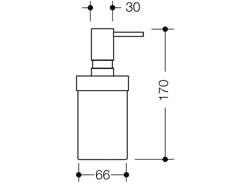 800.06.010 Дозатор для мыла или дезинфицирующего средства с держателем HEWI USA Produkte  - Вид №11