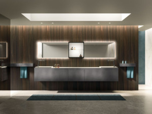 Двойной подвесной умывальник