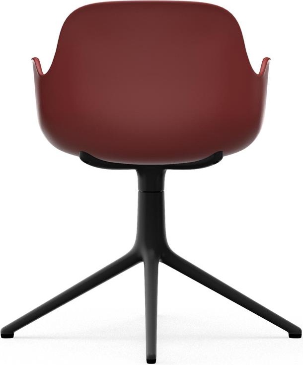 606115 Кресло Swivel 4L Black Alu Red Normann Copenhagen Form - Вид №3