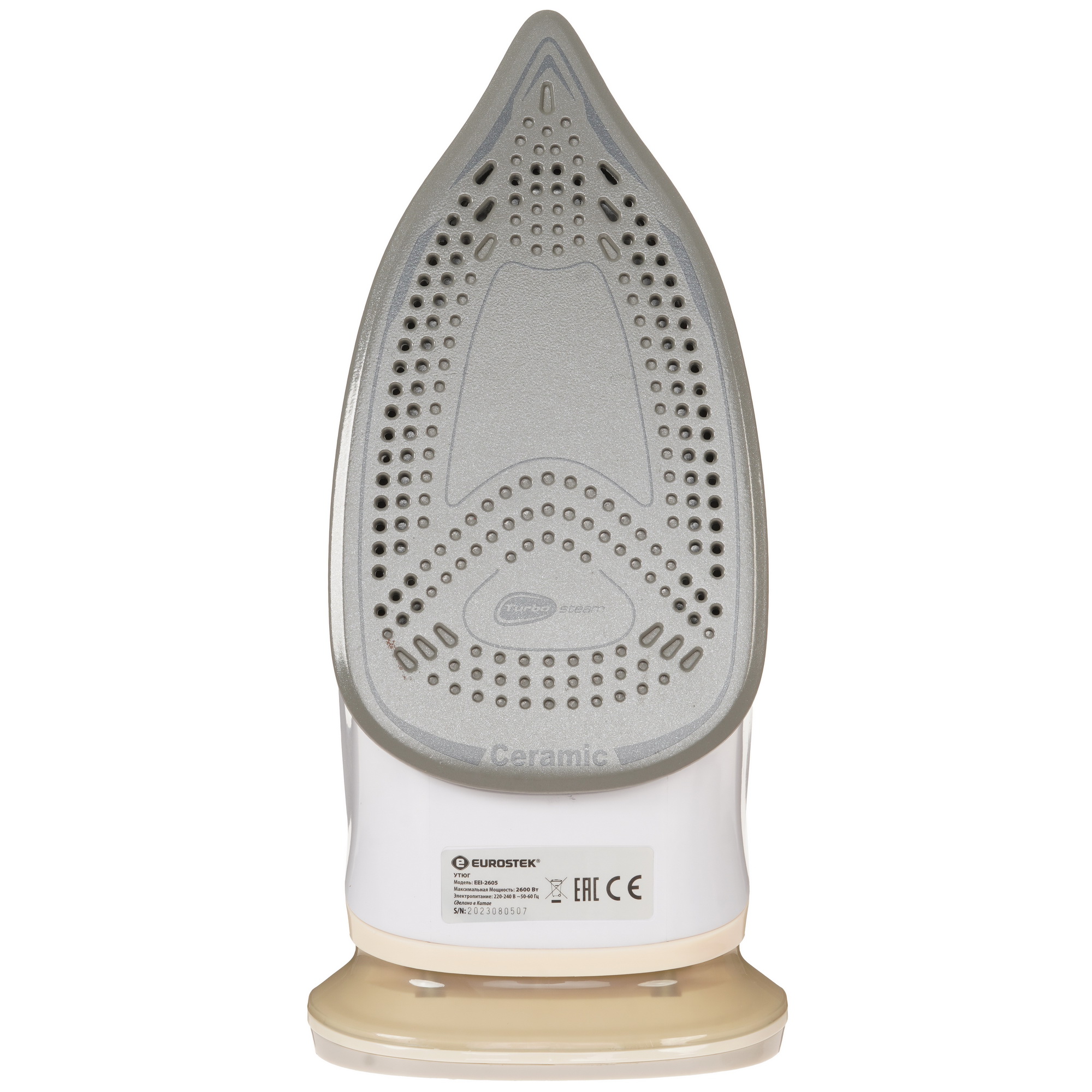 9037628 Утюг Eurostek EEI-2605 бежевый STDN-0036274 - Вид №3