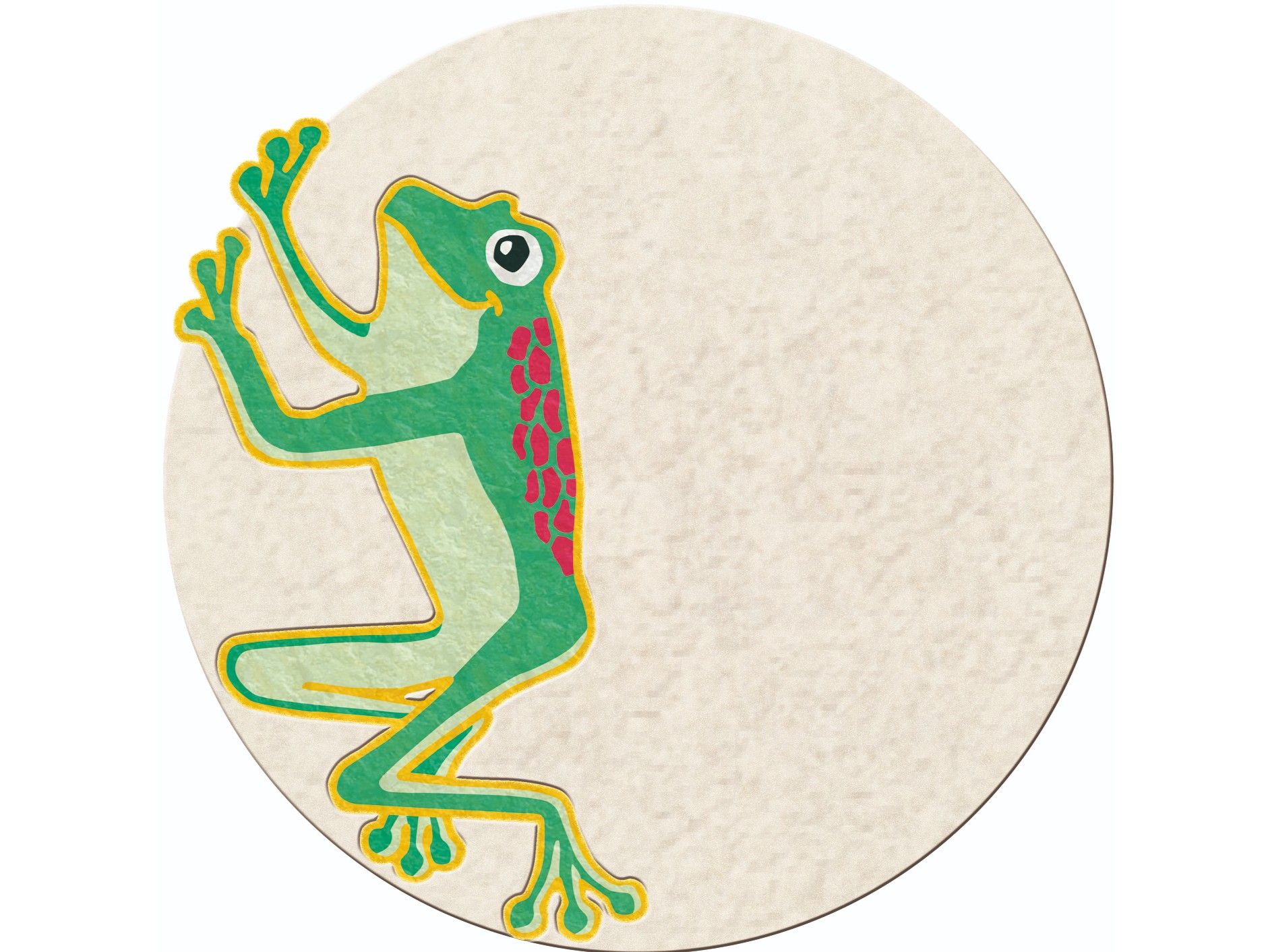 Круглый хлопковый коврик для детей Un Tapis à Paris Children ARCH-00035234 - Вид №1