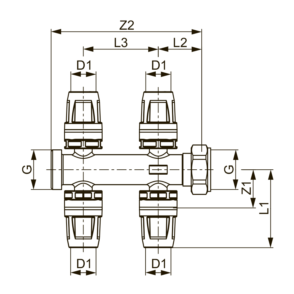 8730015 Коллекторы Tece  - Вид №2