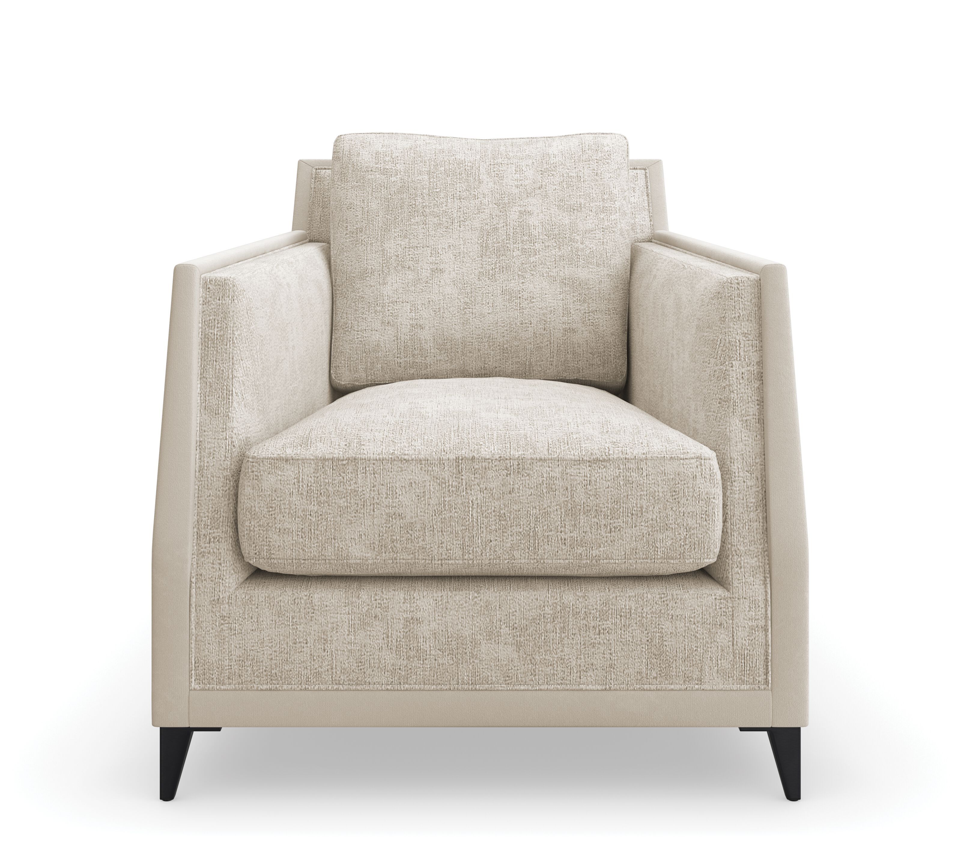 Кресло из синели с подлокотниками Caracole Limitless ARCH-00064554 - Вид №1