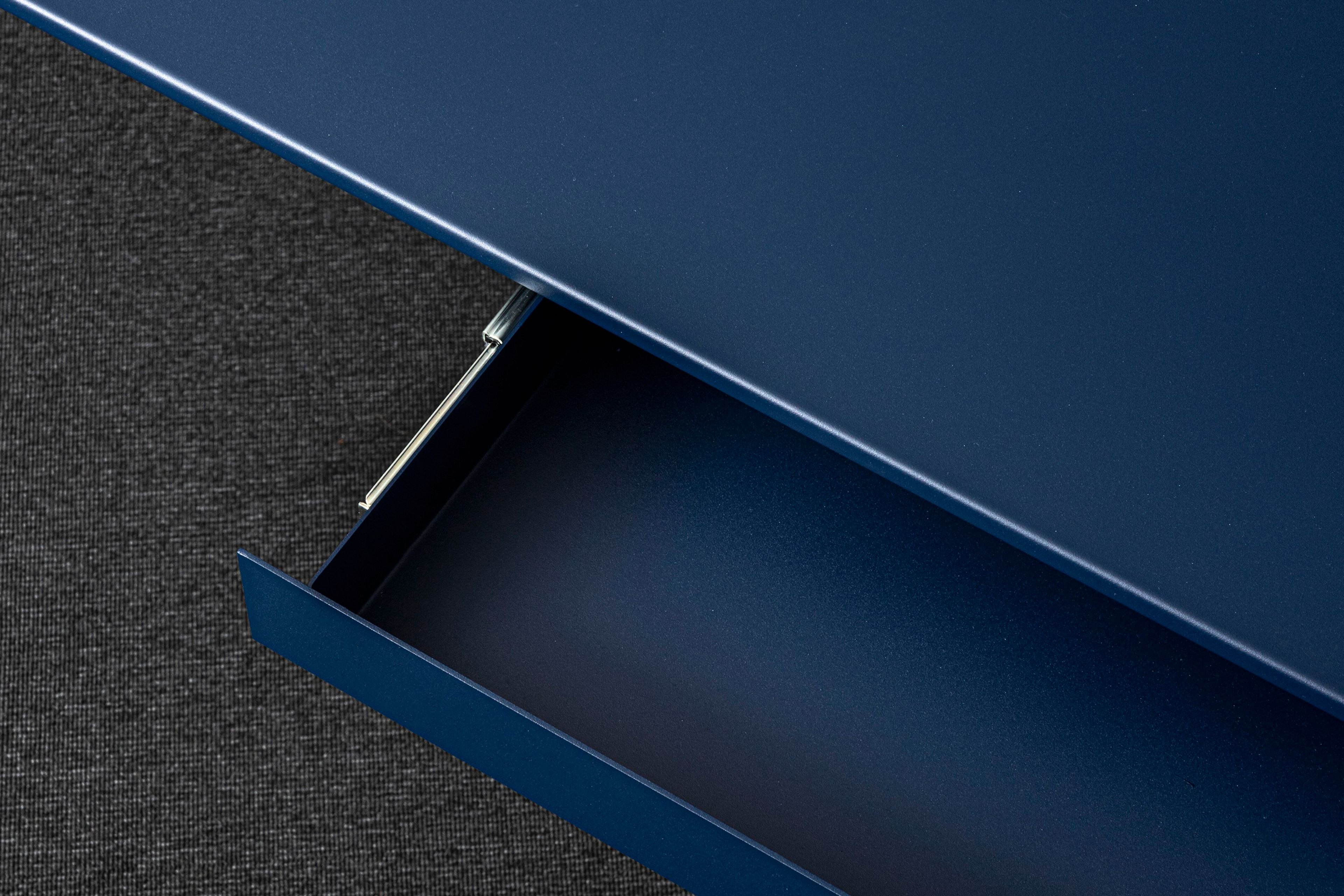 Прямоугольный металлический стол с ящиками Mara фольга ARCH-00099511 - Вид №5