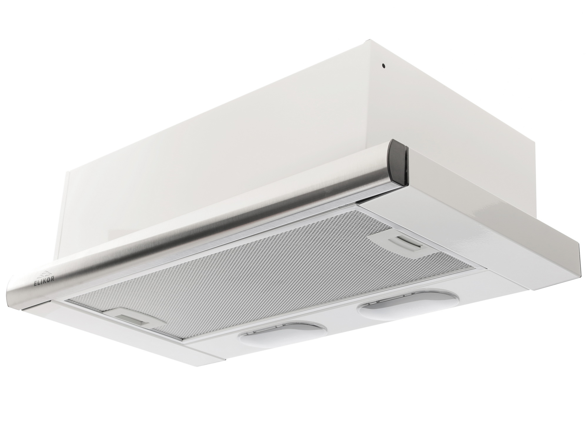 1040563 Вытяжка телескопическая ELIKOR Интегра 60П-400-В2Л белый/серебристый STDN-0109606 - Вид №2