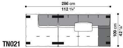 B&B Italia Модульный тканевый диван Tufty-too sun-id-1436231 - Вид №42