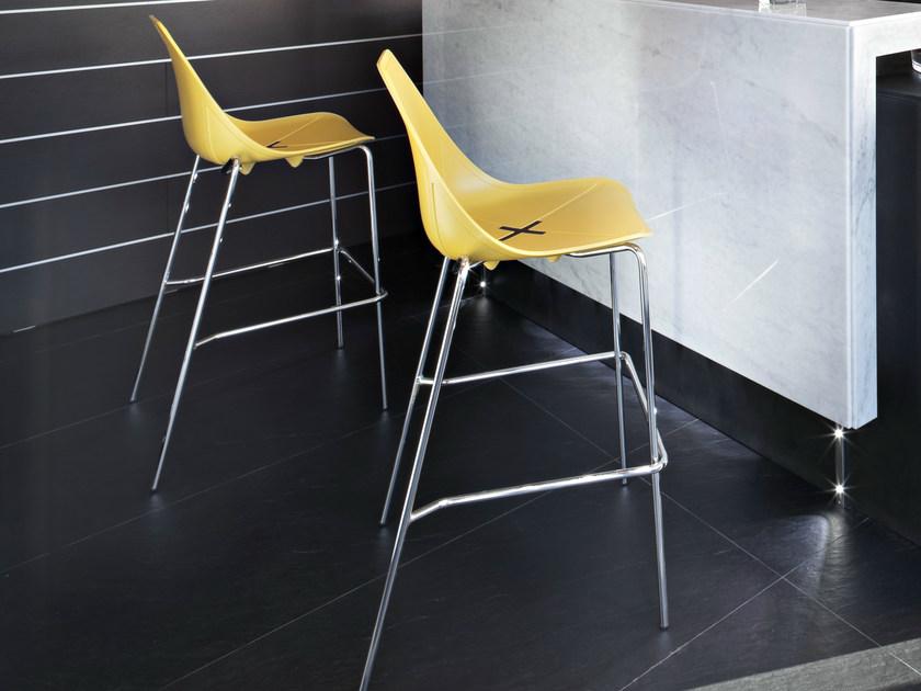 ALMA DESIGN Штабелируемый барный стул из полипропилена X stool sun-id-1427917 - Вид №4